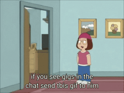 Peter Griffin And Meg Griffin Talking GIF