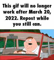 Peter Griffin Car Explosion GIF