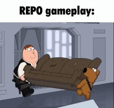 Peter Griffin Carrying Couch Repo Gameplay GIF