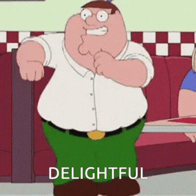 Peter Griffin Dancing In Diner Delightful GIF