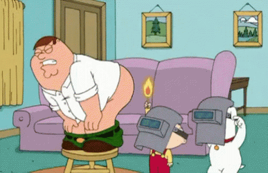 Peter Griffin Explosive Diarrhea Used As Light GIF