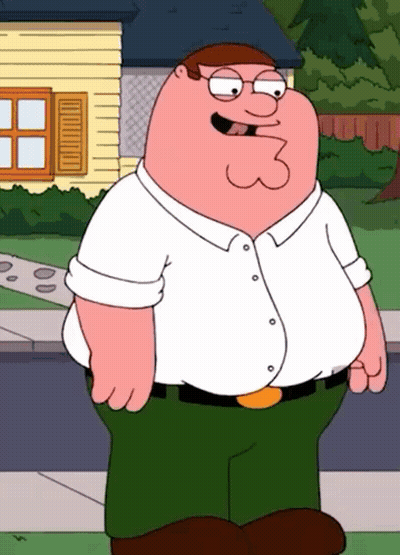Peter Griffin Family Guy Yellow House GIF