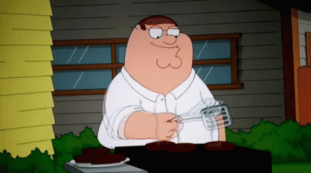 Peter Griffin Grilling GIF