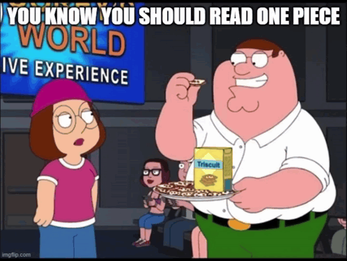 Peter Griffin Holding Trixcult Cereal GIF