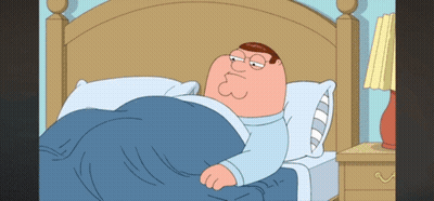 Peter Griffin Laying In Bed GIF