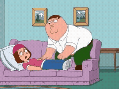 Peter Griffin Lying On Couch GIF