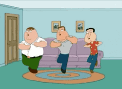 Peter Griffin Meme Dancing With Friends GIF
