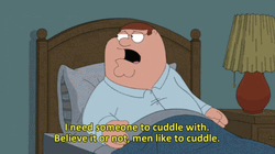 Peter Griffin Men Like Cuddling GIF