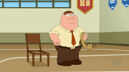 Peter Griffin Playing Noose Knot GIF