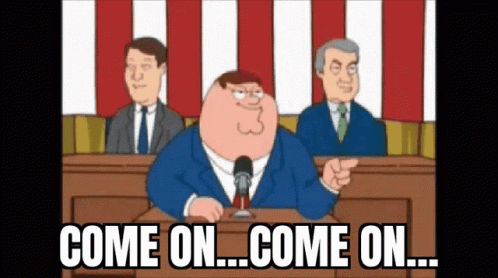 Peter Griffin Pointing At Camera At Microphone GIF