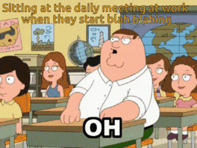 Peter Griffin Sitting At Desk With Children GIF