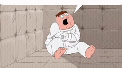 Peter Griffin Sitting With Speech Bubble GIF