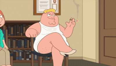 Peter Griffin Smoking Cigarette GIF