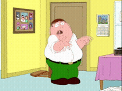 Peter Griffin Standing In Room GIF