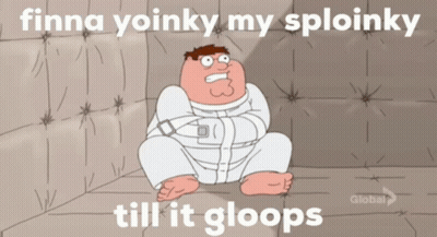 Peter Griffin Straight Jacket Finna Yoinky My Sploinky Till It Gloops GIF