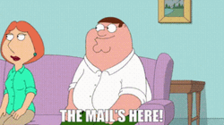 Peter Griffin The Mail Is Here GIF