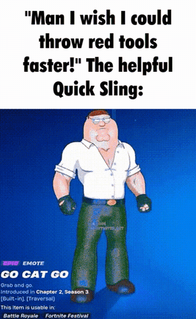 Peter Griffin Wishing To Throw Red Tools Faster GIF
