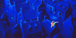 Peter Pan And Tinker Bell Flying GIF