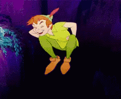 Peter Pan Animated Movie Laughing Out Loud GIF
