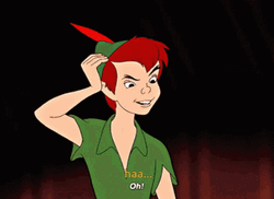 Peter Pan Animated Movie Ohh Reaction GIF