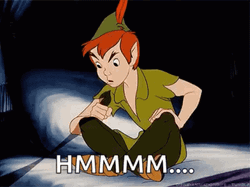 Peter Pan Cartoon Confused GIF
