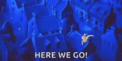 Peter Pan Flying Around And Here We Go GIF