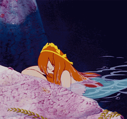 Peter Pan Mermaid Hands On Chin GIF