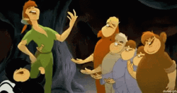 Peter Pan With Lost Boys Return To Neverland GIF