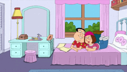 Peter Water Sprayed Quagmire GIF