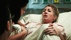Petra Solano Jane The Virgin Giving BIrth GIF