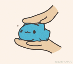Petting And Rub Bugcat GIF
