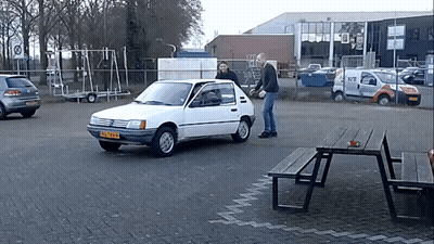 Peugeot 205 Tijs Vrolijk GIF