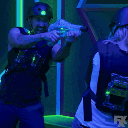 Pew Pew Firing Toy Gun GIF
