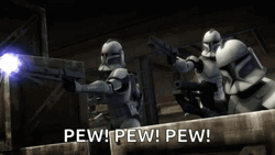 Pew Pew Pew Stromtrooper GIF