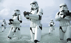 Pew Pew Stormtroopers GIF