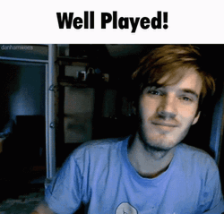 Pewdiepie Well Played GIF