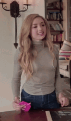 Peyton List Excited Happy Clap  GIF