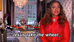 Phaedra Jesus Take The Wheel GIF