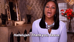 Phaedra Parks Hallelujah Thank You Jesus GIF