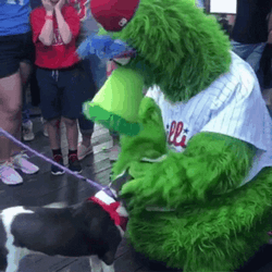 Phanatic Patting A Dog GIF