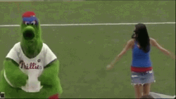 Phanatic Urges Lady To Pull Up Top GIF