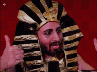 Pharaoh De Aaron Purple Cartoon GIF