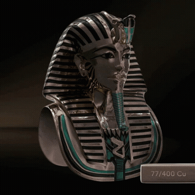 Pharaoh Statue 77/250 AG GIF