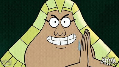 Pharaoh With Batfam GIF