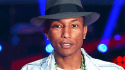 Pharrell Williams Winky Face
