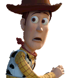 Phew Woody Sticker GIF