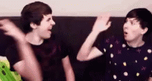 Phil Lester Team High Five GIF