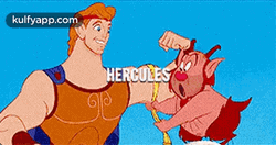 Phil Measuring Hercules' Biceps