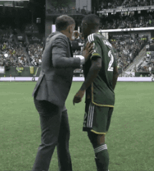 Phil Neville Coaching Miguel Araujo GIF