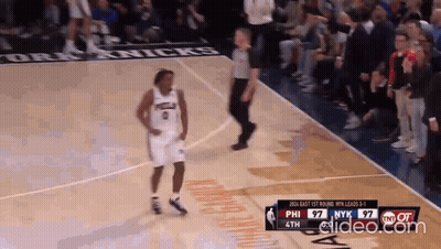 Philadelphia 76Ers Vs Knicks Basketball GIF